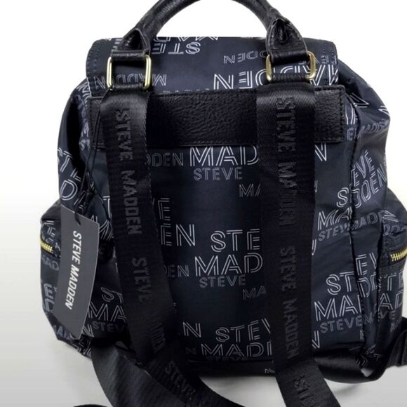 Steve Madden BSolly BOLD Logo Print Backpack